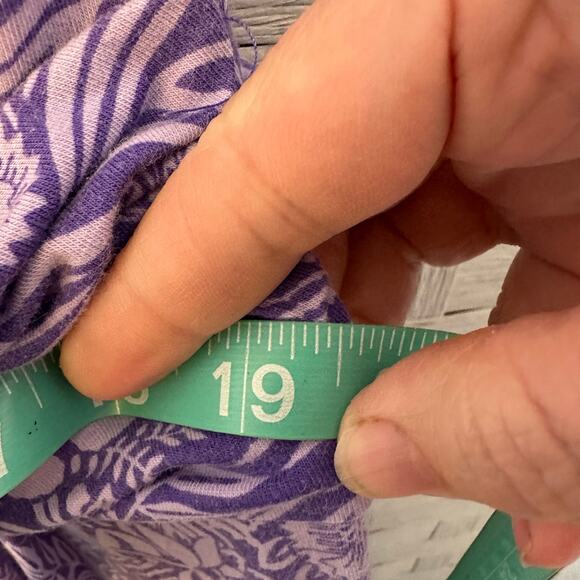 Lands’ End women’s maxi dress purple feminine wrap style colorful  plus size ￼ - Picture 7 of 9